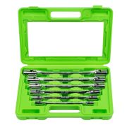 COFFRET CLÉS A DOUILLES ARTICULÉES 6 PIÈCES 12 PANS
