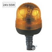GYROPHARE AVEC TIGE FLEXIBLE H1 24V 70W