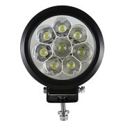 LANTERNE DE TRAVAIL DE 8 LEDS 80W RONDE LUMIÈRE CONCENTRÉE