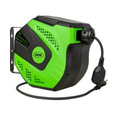 ENROULEUR CABLE ELECTRIQUE - 21M - VERT