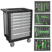 CHARIOT À OUTILS 7 TIROIRS - GRIS