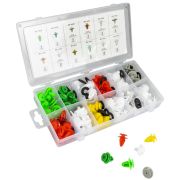 COFFRET CLIPS EN PLASTIQUE MERCEDES-BENZ POUR MOULURE / BAGUETTE DE PORTE 96 CLIPS