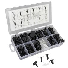 COFFRET CLIPS EN PLASTIQUE MERCEDES-BENZ POUR TAPISSERIE 151 CLIPS