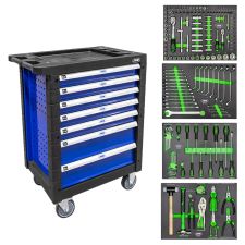 CHARIOT À OUTILS 7 TIROIRS - BLEU