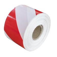 RUBAN DE SIGNALISATION 200M - BLANC / ROUGE