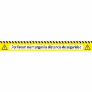 RUBAN ADHÉSIF DE SIGNALISATION - DISTANCE DE SÉCURITÉ