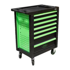 CHARIOT À OUTILS 7 TIROIRS - SANS OUTILS - VERD