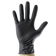 GANTS JETABLES NITRILE NOIR T:XL 3.5MIL