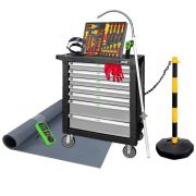 CHARIOT À OUTILS 7 TIROIRS GRIS SPÉCIAL VDE