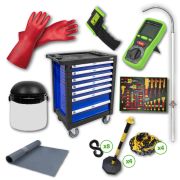 CHARIOT À OUTILS 7 TIROIRS BLEU SPÉCIAL VDE