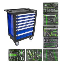 CHARIOT À OUTILS 7 TIROIRS - SPÉCIAL CAMIONS - BLEU