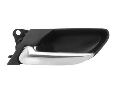 POIGNÉE DE PORTE INTERIEURE BMW SERIE 3 (E46) 1998-2001 AVEC LEVIER CHROMÉE / BASE NOIRE / AVANT GAUCHE