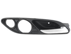 POIGNÉE DE PORTE INTERIEURE BMW SERIE 3 (E46) 1999-2003 COUPE / AVEC LEVIER CHROMÉE / BASE NOIRE / AVANT DROITE