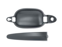 POIGNÉE DE PORTE EXTERIEURE BMW SERIE 5 (E60-E61) 2003-2007 AVEC APPRET / AVEC TROU BARILLET / AVANT GAUCHE