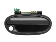 POIGNÉE DE PORTE EXTERIEURE CHEVROLET MATIZ 2008-2010 NOIRE LISSE / AVEC TROU BARILLET / AVANT DROITE