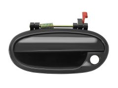 POIGNÉE DE PORTE EXTERIEURE CHEVROLET MATIZ 2005-2008 NOIRE LISSE / AVEC TROU BARILLET / AVANT GAUCHE