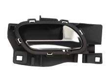 POIGNÉE DE PORTE INTERIEURE CITROEN BERLINGO 2012-2015 AVEC LEVIER CHROMÉE / BASE NOIRE / AVANT DROITE