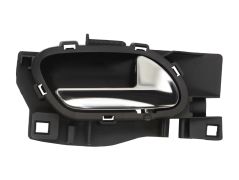 POIGNÉE DE PORTE INTERIEURE CITROEN C4 PICASSO 2006-2010 AVEC LEVIER CHROMÉE / BASE NOIRE / AVANT DROITE