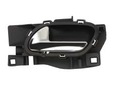 POIGNÉE DE PORTE INTERIEURE CITROEN BERLINGO 2012-2015 AVEC LEVIER CHROMÉE / BASE NOIRE / AVANT GAUCHE