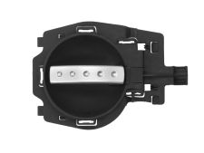 POIGNÉE DE PORTE INTERIEURE CITROEN C2 2003-2008 AVEC LEVIER ARGENT / BASE NOIRE / AVANT DROITE