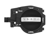 POIGNÉE DE PORTE INTERIEURE CITROEN C2 2003-2008 AVEC LEVIER ARGENT / BASE NOIRE / AVANT GAUCHE