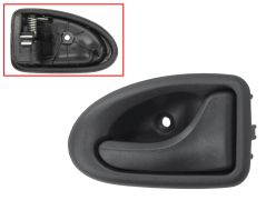 POIGNÉE DE PORTE INTERIEURE RENAULT CLIO 2001-2006 POUR TIGE / NOIRE / AVANT DROITE