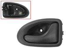 POIGNÉE DE PORTE INTERIEURE RENAULT CLIO 2001-2006 POUR CÂBLE / NOIRE / ARRIÈRE DROITE