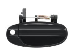 POIGNÉE DE PORTE EXTERIEURE DAEWOO KALOS 2002-2005 SEDAN NOIRE LISSE / AVEC TROU BARILLET / AVANT DROITE