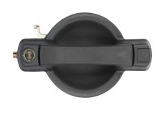 POIGNÉE DE PORTE EXTERIEURE FIAT DOBLO 2001-2006 NOIRE / AVEC TROU BARILLET / AVANT DROITE