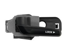 POIGNÉE DE PORTE INTERIEURE FIAT DOBLO 2006-2010 NOIRE / AVANT GAUCHE