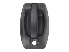 POIGNÉE DE PORTE EXTERIEURE PEUGEOT BOXER 2006-2014 NOIRE / AVEC TROU BARILLET / AVANT GAUCHE