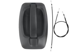 POIGNÉE DE PORTE EXTERIEURE OPEL MOVANO 2021-> NOIRE / AVEC CABLE / LATÉRALE DROITE