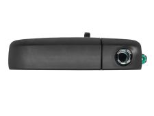 POIGNÉE DE PORTE EXTERIEURE FIAT PANDA 2003-2012 NOIRE / AVEC TROU BARILLET / AVANT GAUCHE