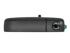 POIGNÉE DE PORTE EXTERIEURE FIAT PANDA 2003-2012 NOIRE / AVEC TROU BARILLET / AVANT GAUCHE