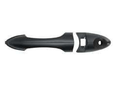 POIGNÉE DE PORTE EXTERIEURE FORD FOCUS 1999-2001 NOIRE / AVEC TROU BARILLET / AVANT GAUCHE