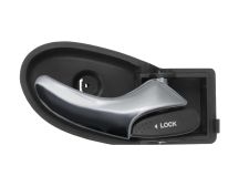 POIGNÉE DE PORTE INTERIEURE FORD FOCUS 1998-2001 AVEC LEVIER CHROMÉE / BASE NOIRE / AVANT DROITE
