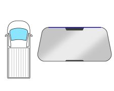 JOINT D'ÉTANCHÉITÉ PARE-BRISE NISSAN CABSTAR 2007-2014 AVANT / FORME EN U