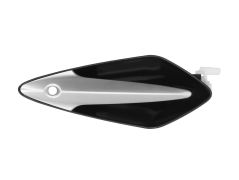 POIGNÉE DE PORTE EXTERIEURE HONDA CIVIC 2006-2012 3/5 PORTES / ARGENT / AVEC TROU BARILLET / AVANT GAUCHE