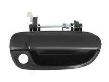 POIGNÉE DE PORTE EXTERIEURE HYUNDAI ACCENT 2000-2003 NOIRE LISSE / AVEC TROU BARILLET / AVANT DROITE
