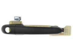 POIGNÉE DE PORTE EXTERIEURE HYUNDAI ACCENT 2007-2011 NOIRE / COMPLETE / AVEC TROU BARILLET / AVANT DROITE