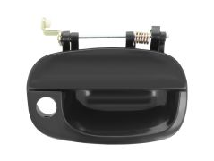 POIGNÉE DE PORTE EXTERIEURE HYUNDAI H1 1997-2001 NOIRE / AVEC TROU BARILLET / AVANT DROITE