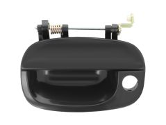 POIGNÉE DE PORTE EXTERIEURE HYUNDAI H1 1997-2001 NOIRE / AVEC TROU BARILLET / AVANT GAUCHE