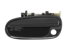 POIGNÉE DE PORTE EXTERIEURE HYUNDAI MATRIX 2006-2009 NOIRE LISSE / AVEC TROU BARILLET / AVANT GAUCHE