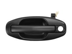 POIGNÉE DE PORTE EXTERIEURE HYUNDAI SANTA FE 2000-2006 NOIRE / AVEC TROU BARILLET / AVANT GAUCHE