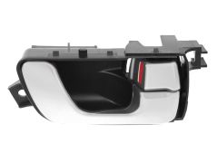 POIGNÉE DE PORTE INTERIEURE MITSUBISHI MONTERO 2003-2007 BOUTON DE FERMETURE ARGENT / AVANT DROITE