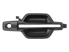 POIGNÉE DE PORTE EXTERIEURE MITSUBISHI PAJERO 2000-2003 NOIRE / AVEC TROU BARILLET / AVANT DROITE