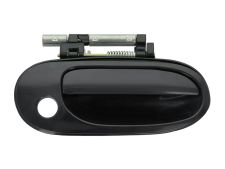 POIGNÉE DE PORTE EXTERIEURE NISSAN ALMERA 2003-2007 NOIRE LISSE / AVEC TROU BARILLET / AVANT DROITE