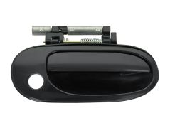 POIGNÉE DE PORTE EXTERIEURE NISSAN ALMERA 2000-2003 NOIRE LISSE / AVEC TROU BARILLET / AVANT DROITE