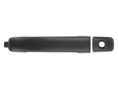 POIGNÉE DE PORTE EXTERIEURE NISSAN QASHQAI 2007-2010 NOIRE LISSE / AVEC TROU BARILLET / AVANT GAUCHE