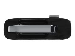 POIGNÉE DE PORTE EXTERIEURE NISSAN X-TRAIL 2001-2004 NOIRE / POIGNÉE CHROMÉE / ARRIÈRE GAUCHE